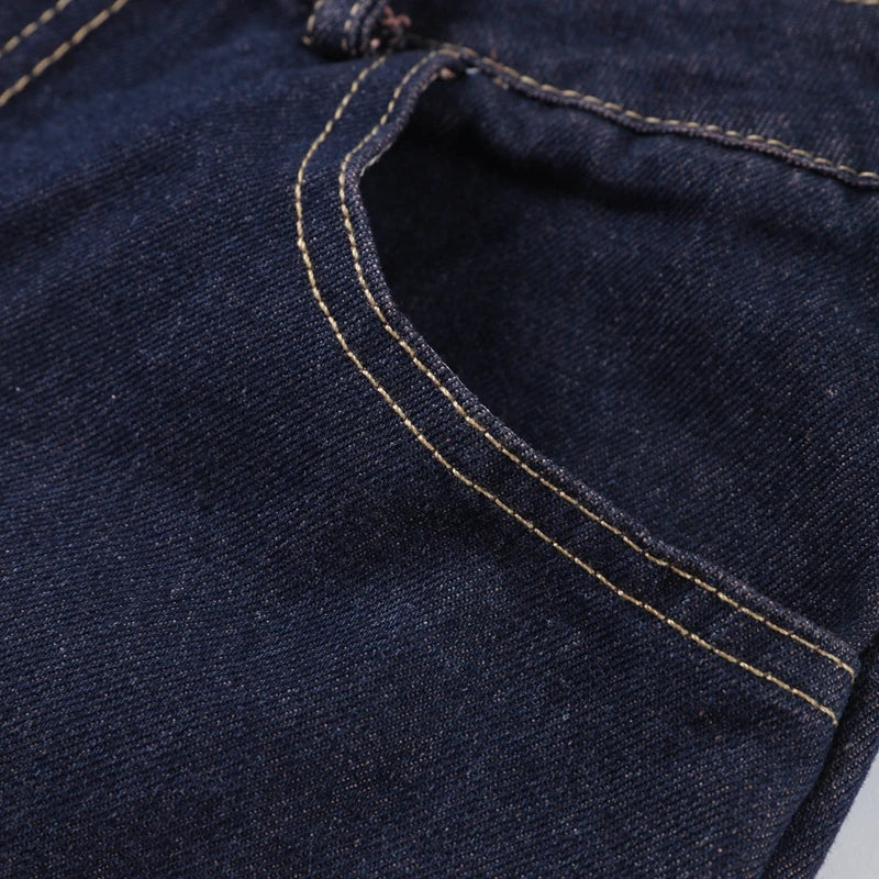 Blue Denim Square Neck Tank and High Waist Jeans Set
