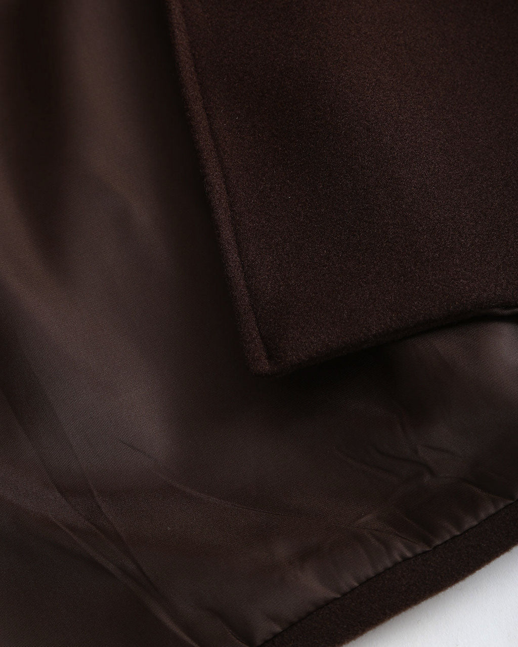 Coffee Oversized Shawl Collar Coat with Tie Belt