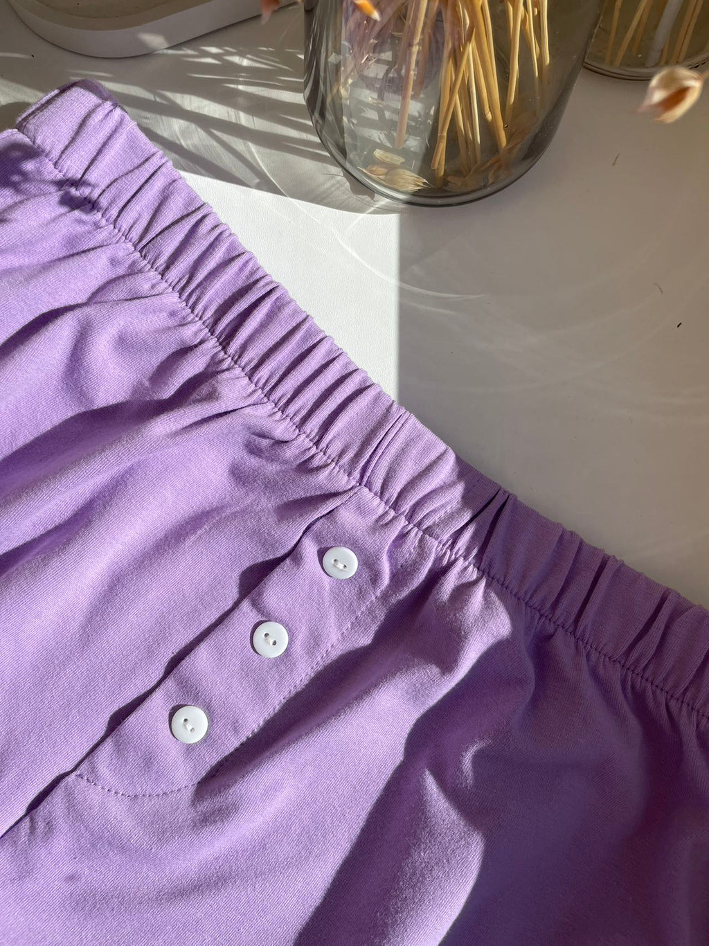 Cotton Cap Sleeve Top and Shorts Set