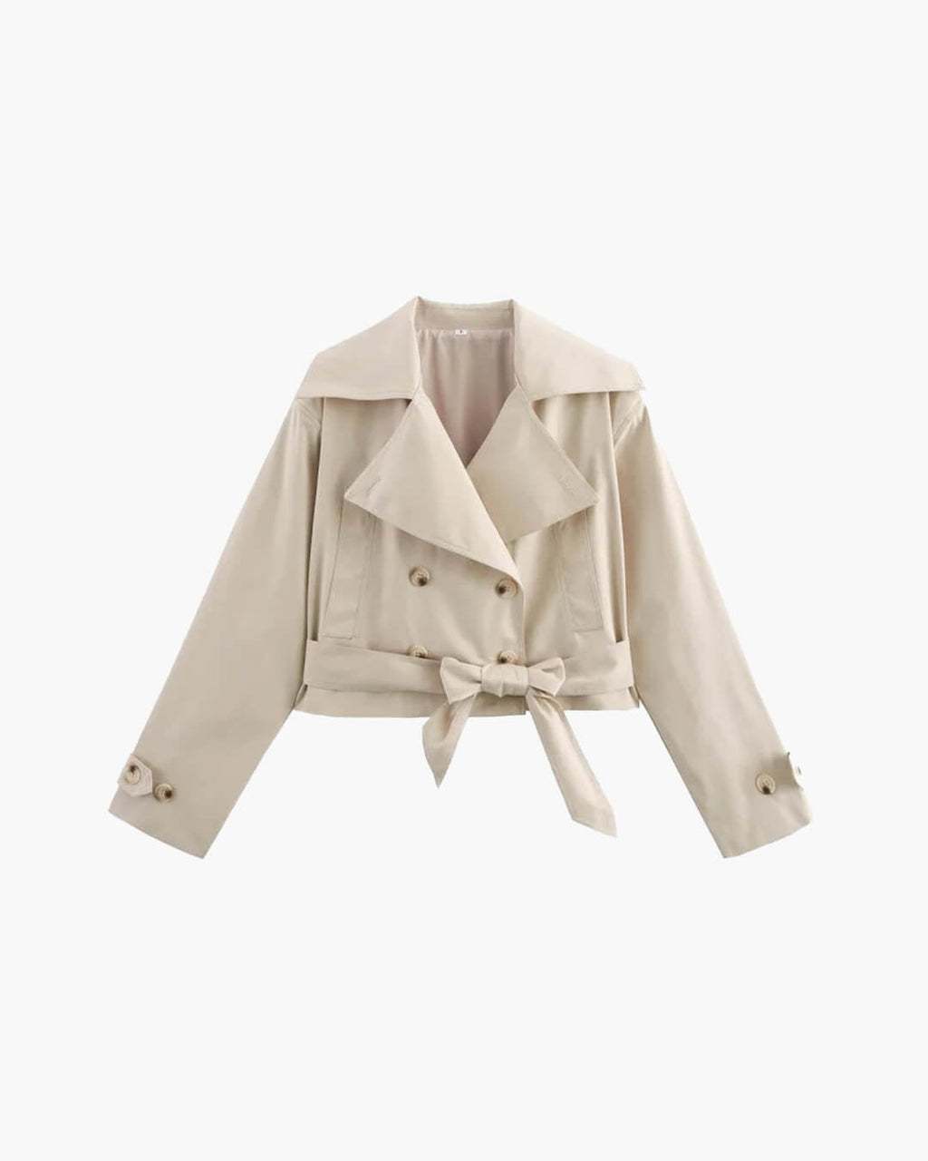 Double Breasted Belted Trench Coat