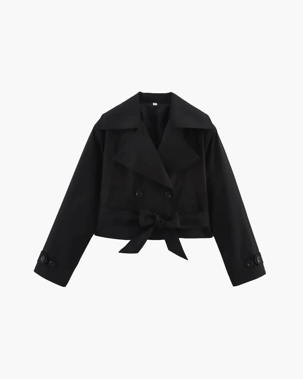 Double Breasted Belted Trench Coat