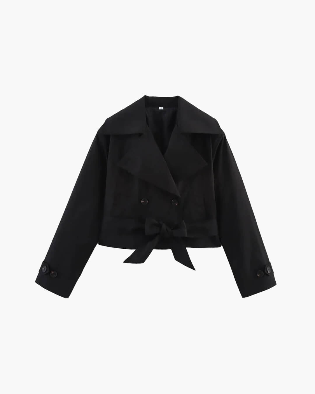 Double Breasted Belted Trench Coat