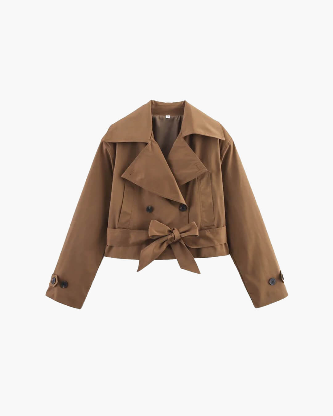 Double Breasted Belted Trench Coat