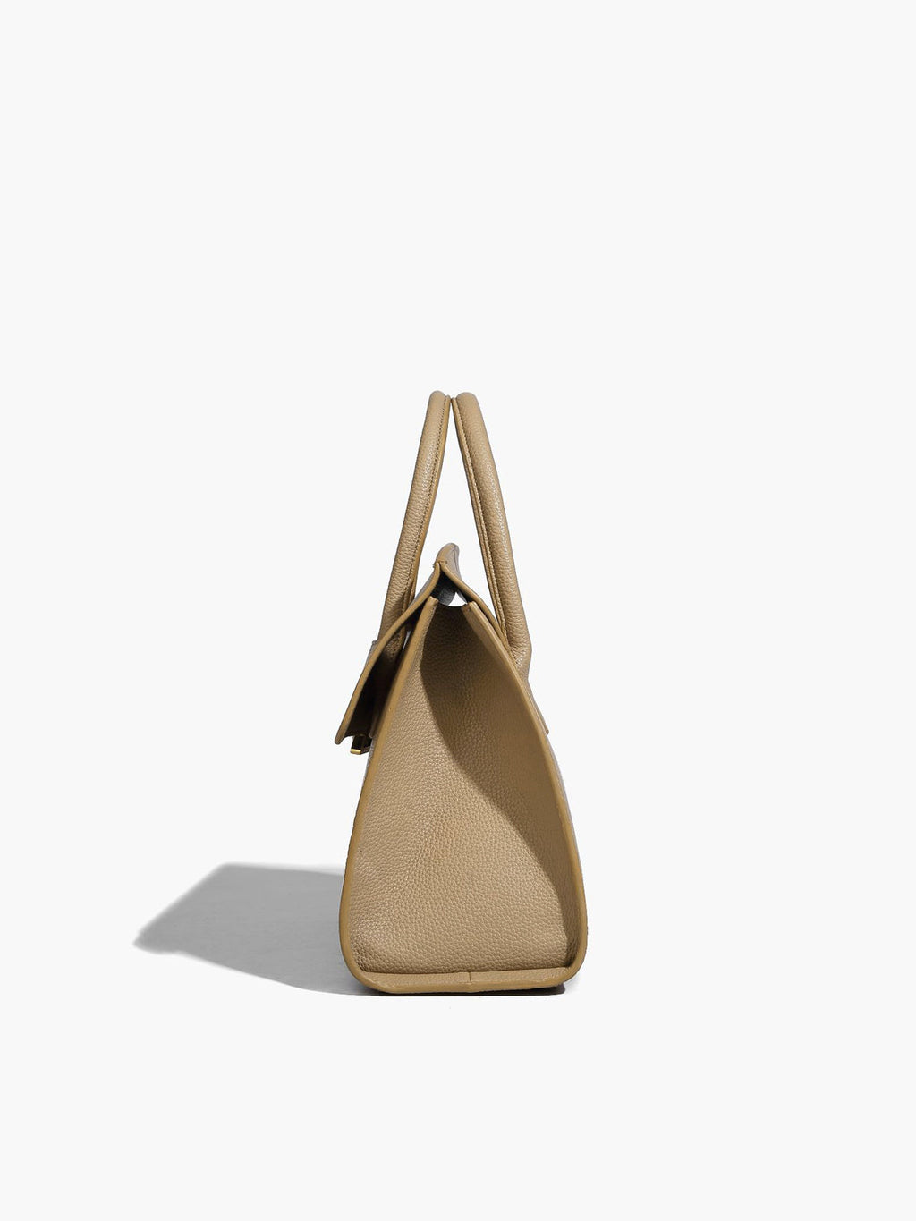 Light Brown Vegan Leather City Tote Bag