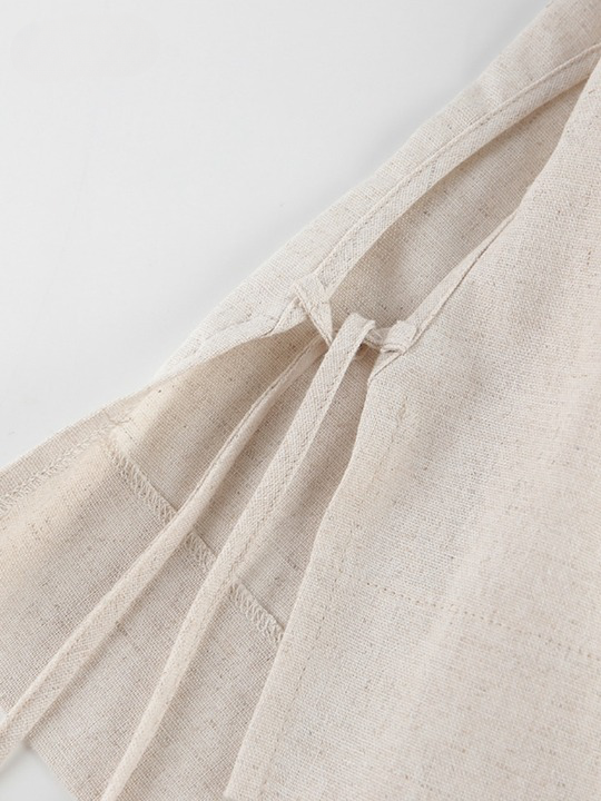 Linen Blend Sleeveless Top and Wide Leg Pants Set