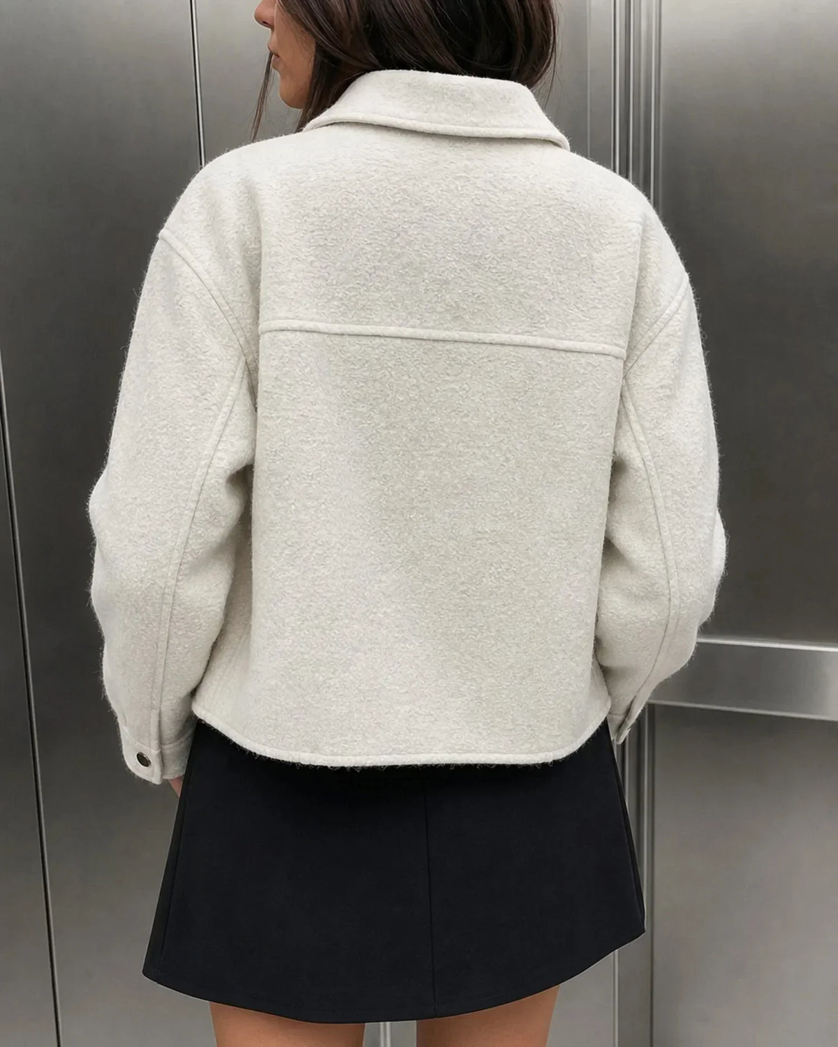 Off-White Oversized Zip-Up Jacket