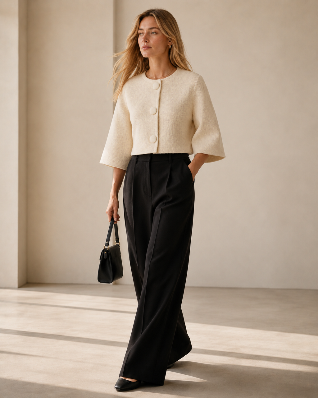 Short Sleeve Cropped Knit Bolero Cardigan