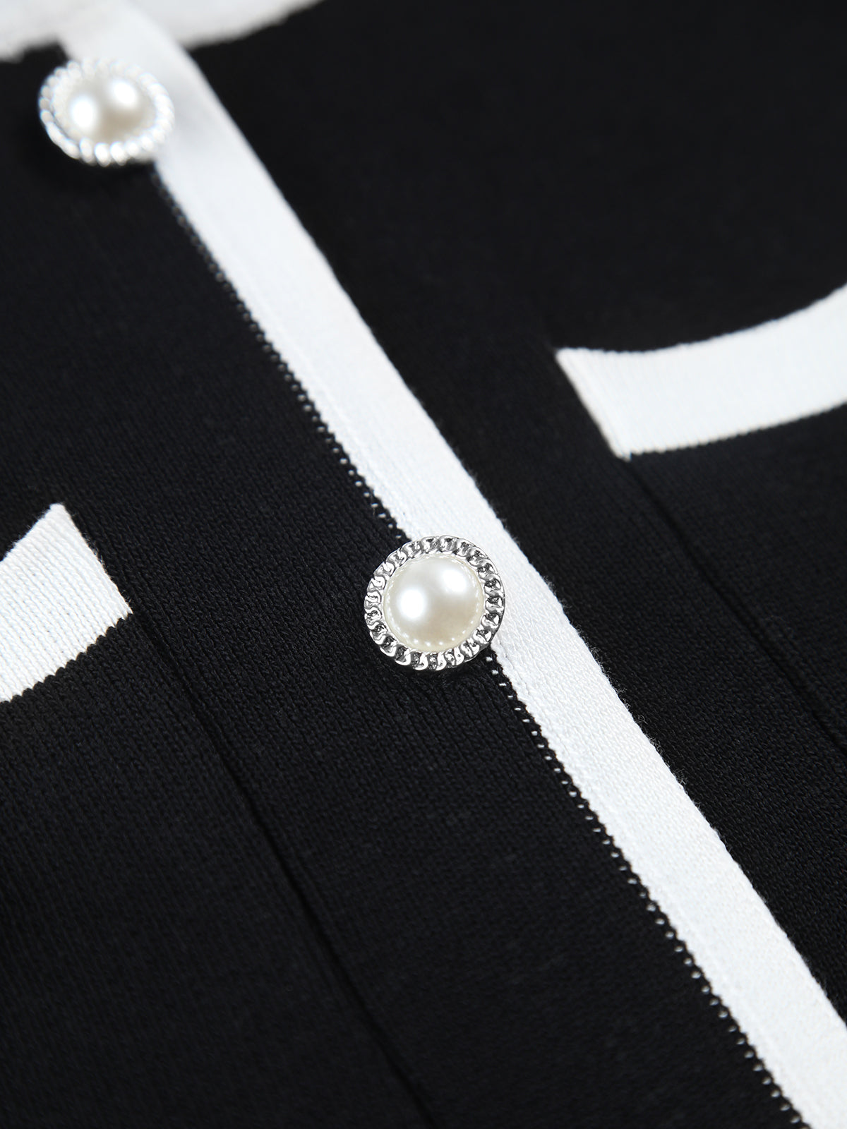 Sleeveless Button Front Knit Mini Dress with Pockets
