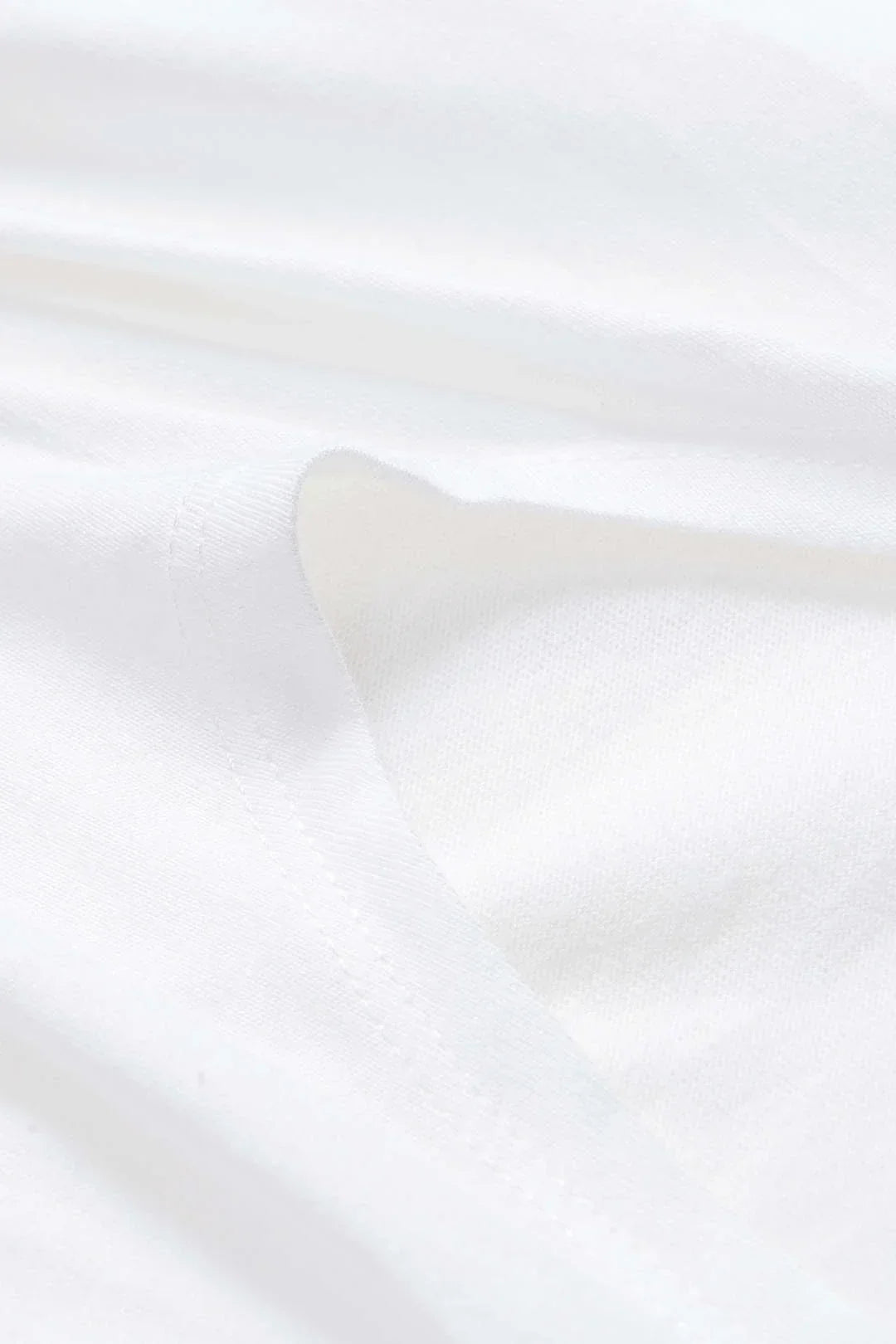 Tie Front Ruched Cotton T-Shirt