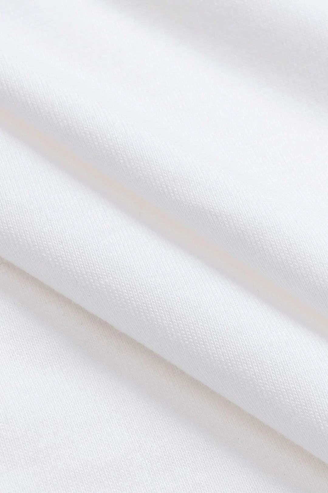Tie Front Ruched Cotton T-Shirt